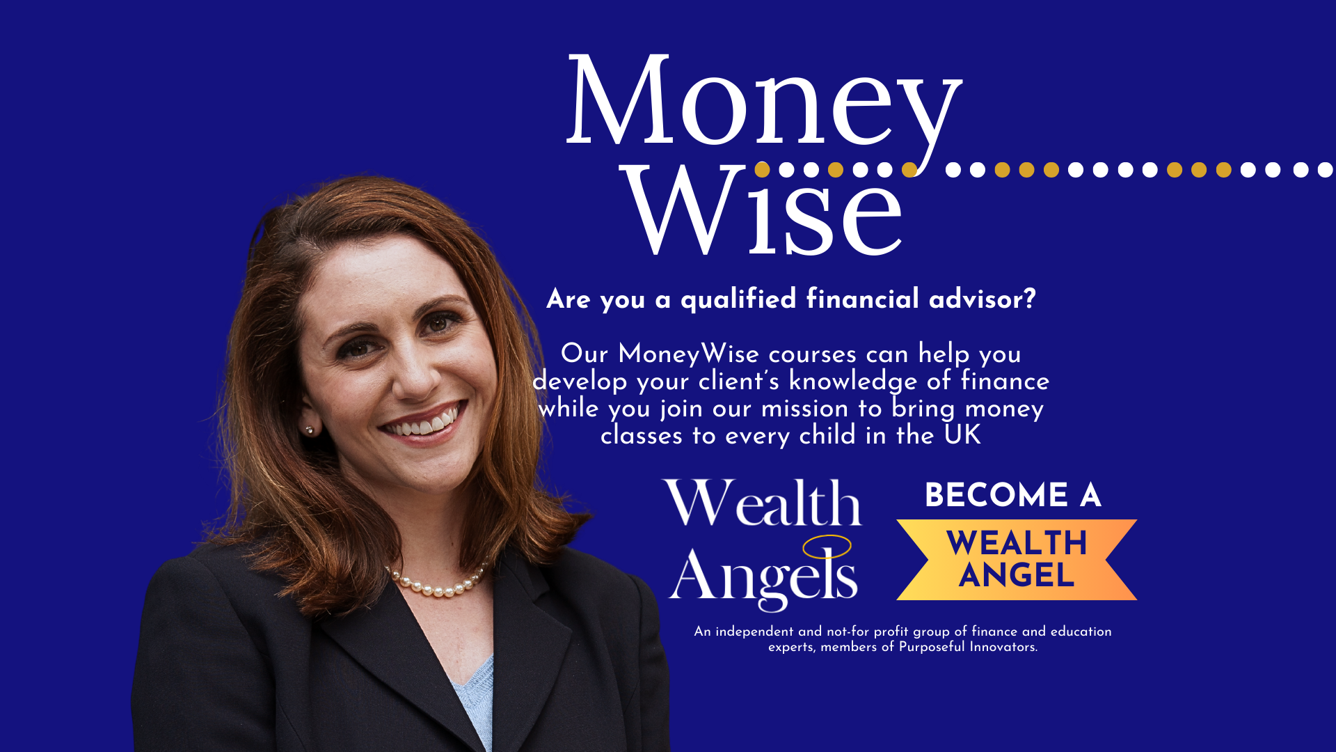 Smiling woman financial advisor