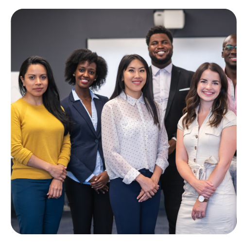 Employee Team Smiling