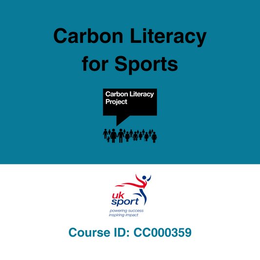 CLP Carbon Literacy for Sports Course ID: CC000359