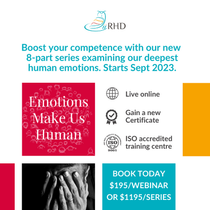iiRHD Live 2hr Webinar: Emotions Make Us Human - Grief and Loss, 4 Oct 2023, 4pm (UTC)